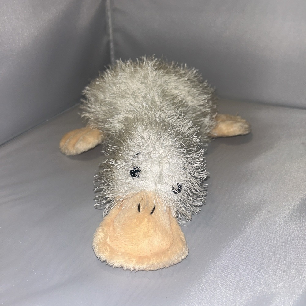 Ganz   Webkinz White Platypus Stuffed Animal Plush Toy 12" HM021 No Code